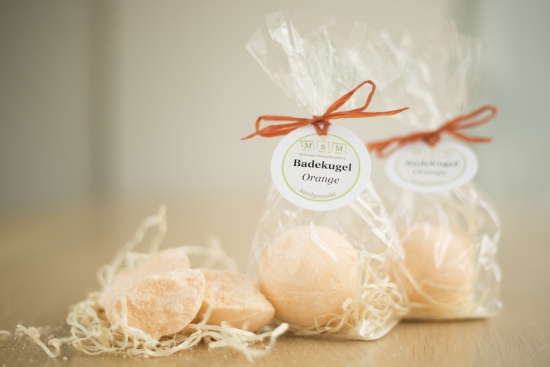 Badekugel Orange - unverpackt